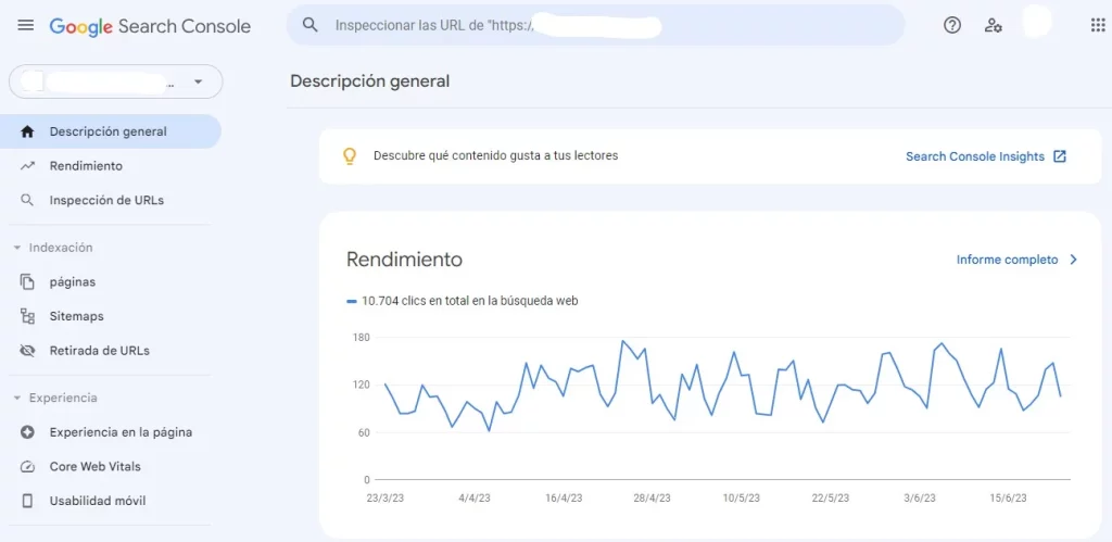 google search console