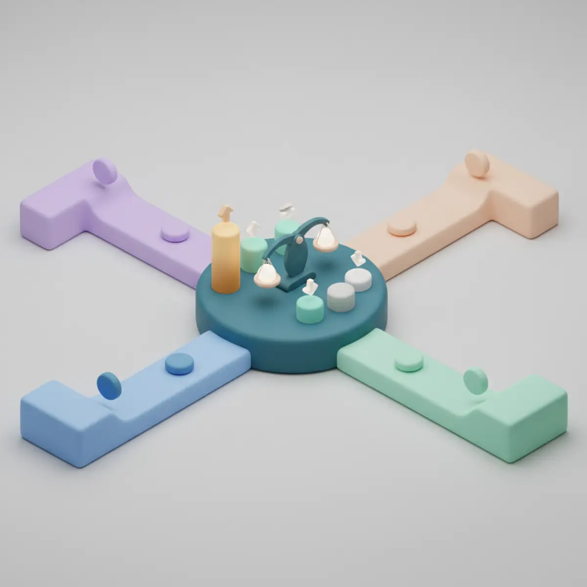 Modelo de atribución basado en datos de GA4 con UTMs avanzados mostrando distribución de crédito entre canales