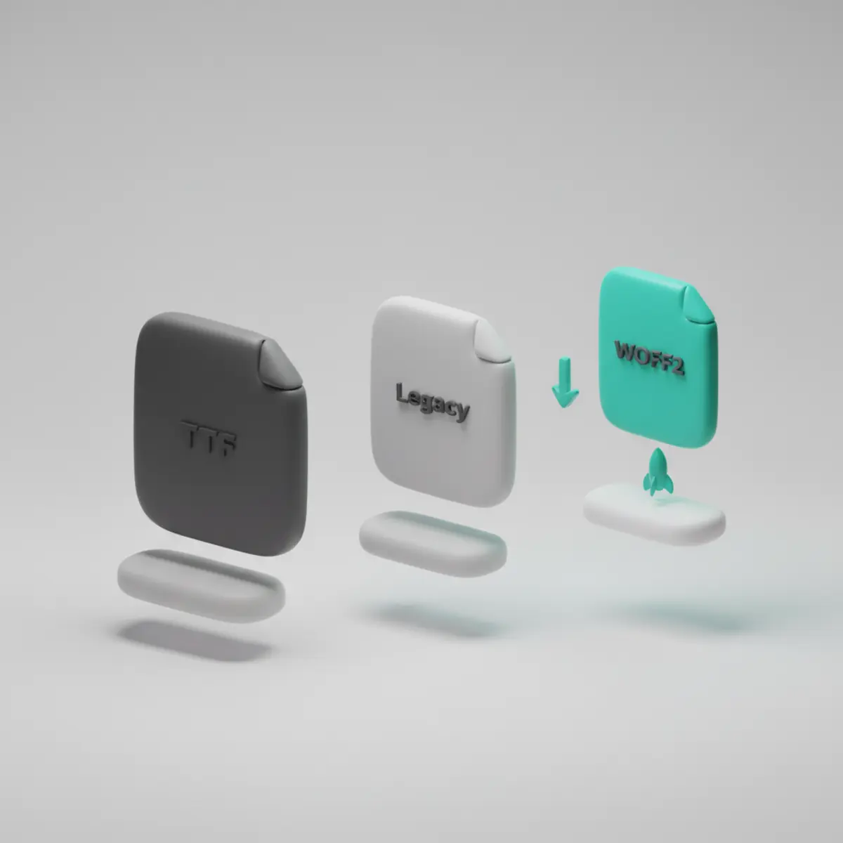 Captura de Lighthouse mostrando fuentes WOFF2 con font-display swap y mejora en LCP