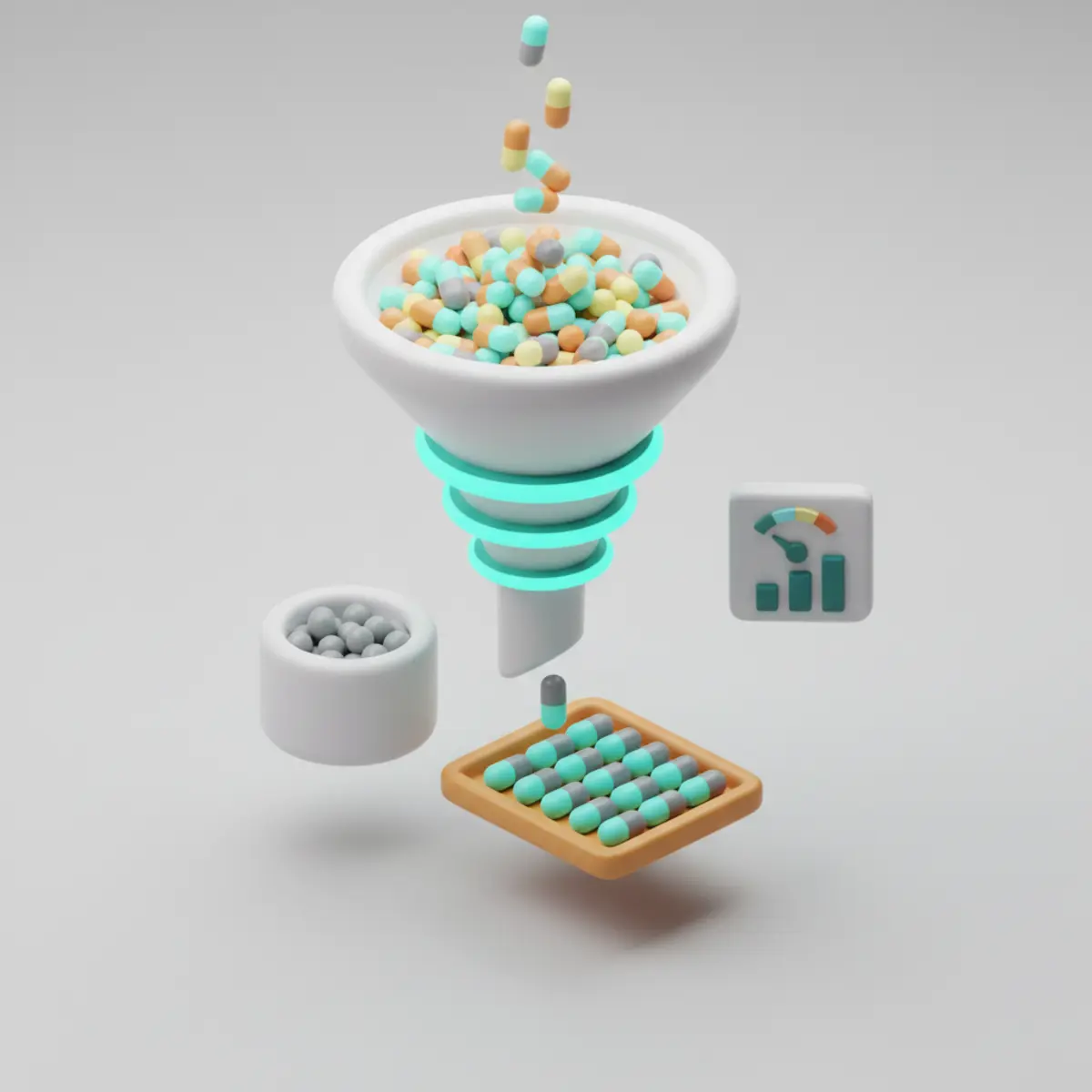 Diagrama de embudo de leads cualificados MQL y SQL para pujas avanzadas Google Ads